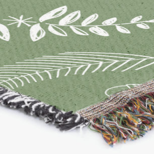 Cobertor Qualquer Lama de Veado de Feriado Rústico Colorido