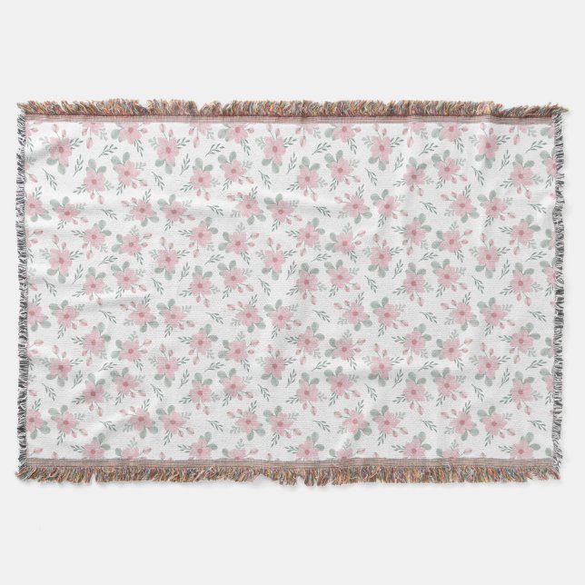 Cobertor Quem Faz Um Jardim Prende Felicidade (Frente)