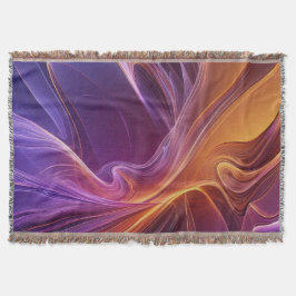 Cobertor Radiant orange purple