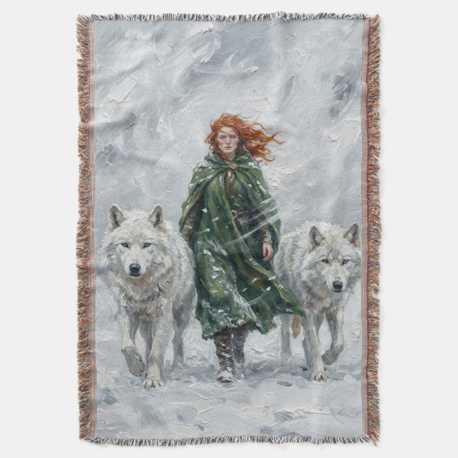 Cobertor Radiant Peace Dove Lantern Imbolc Snowdrops Art (Frente Vertical)