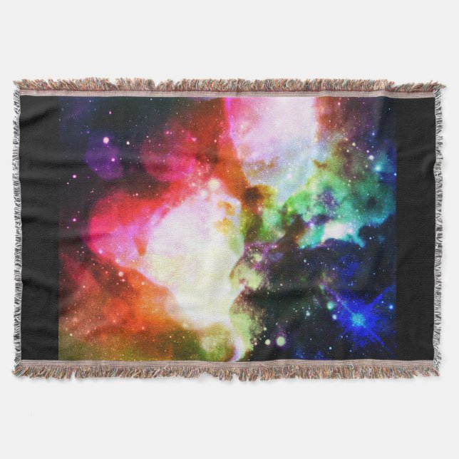 Cobertor Rainbow Nebula Galaxy (Frente)