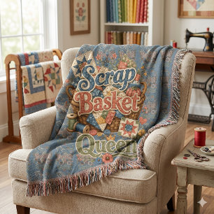 Cobertor Rainha da Cesta de Retalhos Quilter Cottagecore