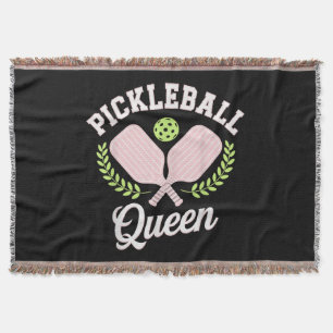 Cobertor Rainha do Pickleball Jogadora de Pickleball Divert