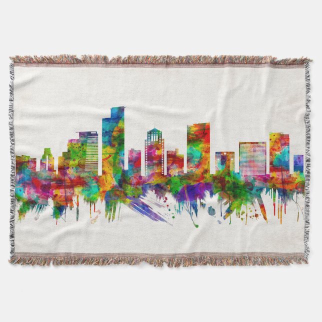 Cobertor Ramat Gan Israel Skyline (Frente)