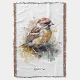 Cobertor Rastreador de Aquarela Russo, personalizado