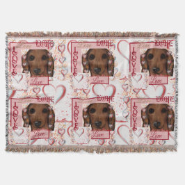 Cobertor Red Dachshund