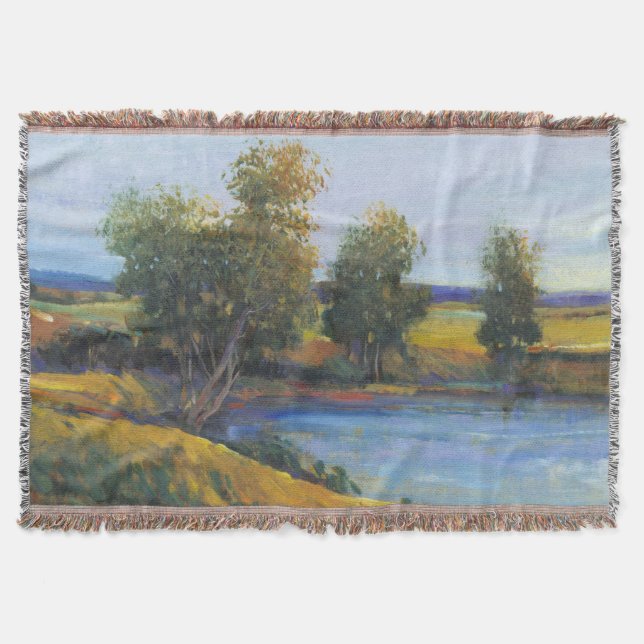 Cobertor Reflexão II da árvore (Frente)