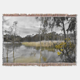 Cobertor Reflexões Por Baixo Do Céu Da Cinza