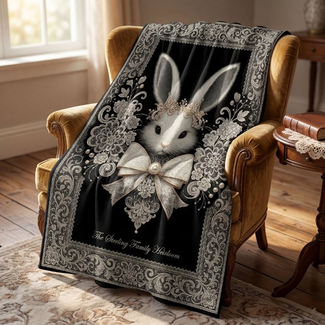 Cobertor Regal Rabbit Heirloom Throw Blanket (Criador carregado)