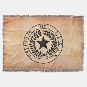 Cobertor República do selo de Texas