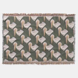 Cobertor Retrato branco pelicano