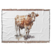 Retrato Russo de Vaca Farmhouse