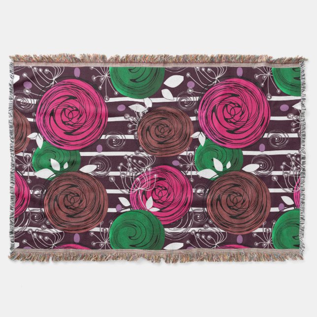 Cobertor Retro, rústico, pessoal (Frente)