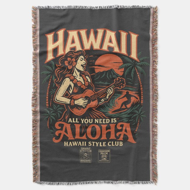 Cobertor "Rising ALOHA" Debut Album (Frente Vertical)