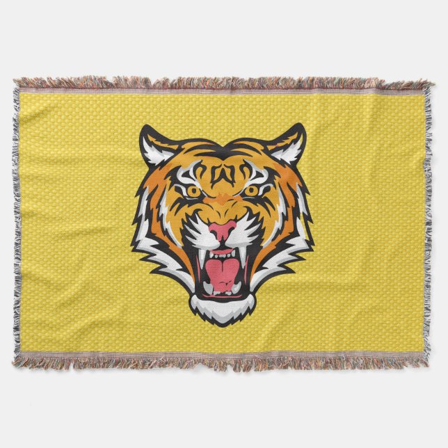 Cobertor Roaring Tiger Head-25818 (Frente)