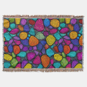Cobertor Rochas coloridas abstratas