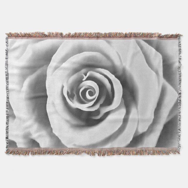 Cobertor Rosa Branca Grande Artística (Frente)