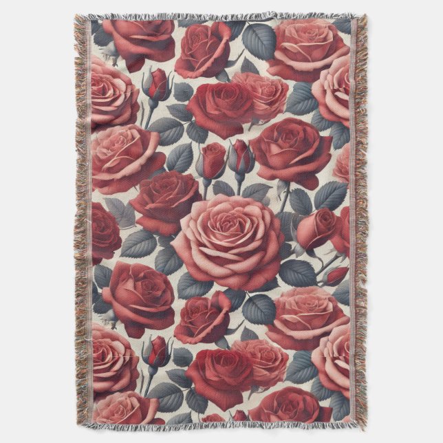 Cobertor Roses are Red (Frente Vertical)