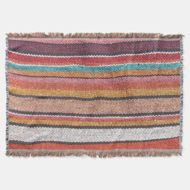 Cobertor Rug Richness: Texturas mexicanas no Peru (Frente)