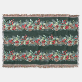 Cobertor Rustic Watercolor Border