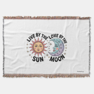 Cobertor Sacolão Retrô Viva pelo Sol Ame pela Lua
