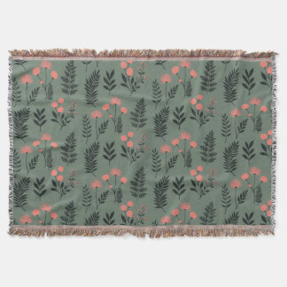 Cobertor Sage Fern Throw Blanket
