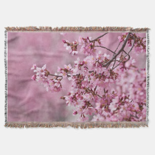 Cobertor Sakura Cherry Blossoms Pastel Pink Camadas