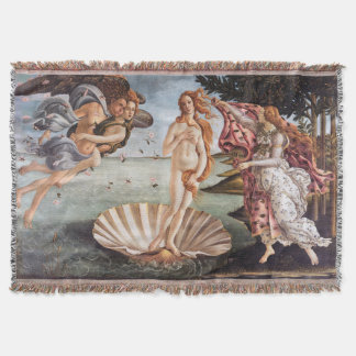 Cobertor Sandro Botticelli - Nascimento de Vênus