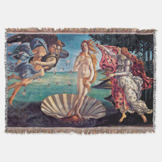 Cobertor Sandro Botticelli - O Nascimento de Vênus - Arte E