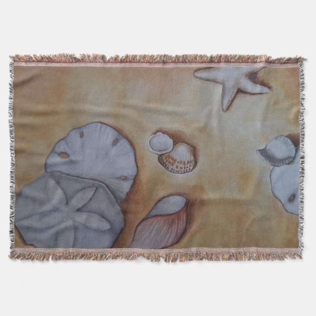 Cobertor Sandy Seashells (Frente)
