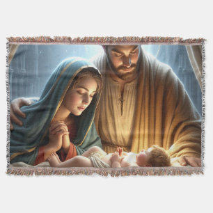 Cobertor Santa Família Natal