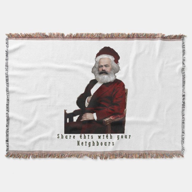 Cobertor SantaKarl MarXmas (Frente)