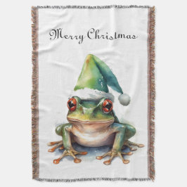 Cobertor Sapo de Natal, personalizado