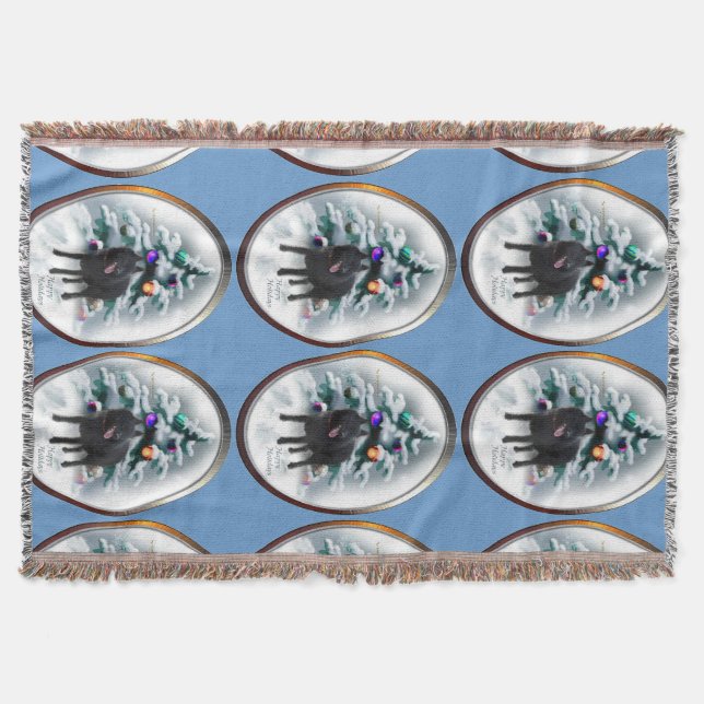 Cobertor Schipperke Christmas (Frente)