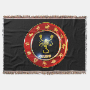 Cobertor Scorpio Zodiac - Sinal Astrologia