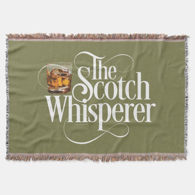Cobertor Scotch Whisperer Throw Blanket (Frente)