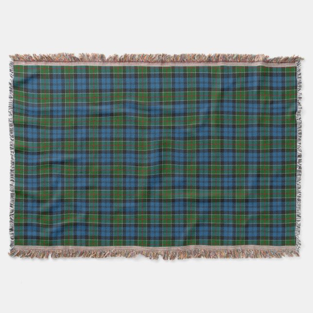 Cobertor Scottish Clan Colquhoun Tartan (Frente)