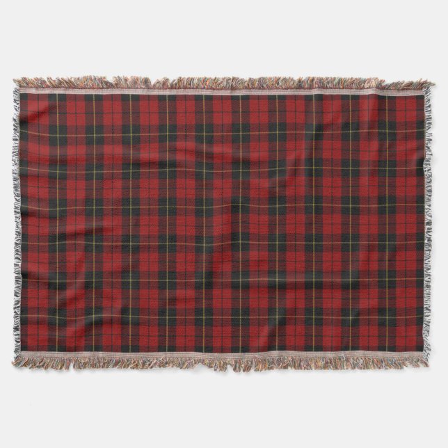 Cobertor Scottish Clan Wallace Tartan (Frente)