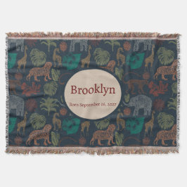 Cobertor Selva Personalizada Safari