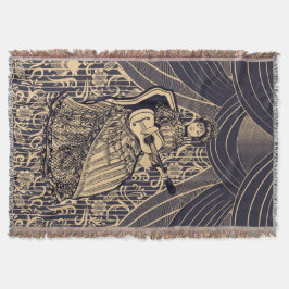 Cobertor Senhora com guitarra