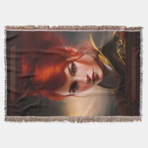 Cobertor Senhora do Conceito Wind AI Arte de Xzendor7