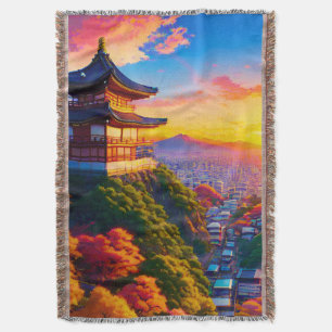 Cobertor Serenidade acima da metrópole