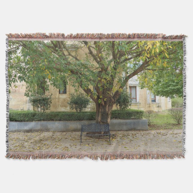 Cobertor Série Li Garden: Ecos sob a Árvore (Frente)