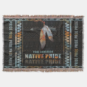 Cobertor Seta Tribal de Pena Indiana do Orgulho Nativo