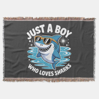 Cobertor Shark Funny Quote