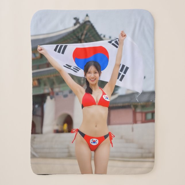 COBERTOR SHERPA 大韓民国万歳 (Frente)