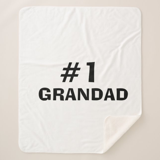 Cobertor Sherpa #1 Grandad Leather-look (Frente)