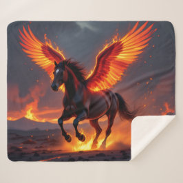 Cobertor Sherpa „2026 – Das Jahr des Feuerpferds“