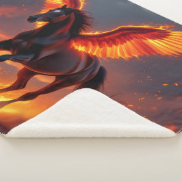 Cobertor Sherpa „2026 – Das Jahr des Feuerpferds“