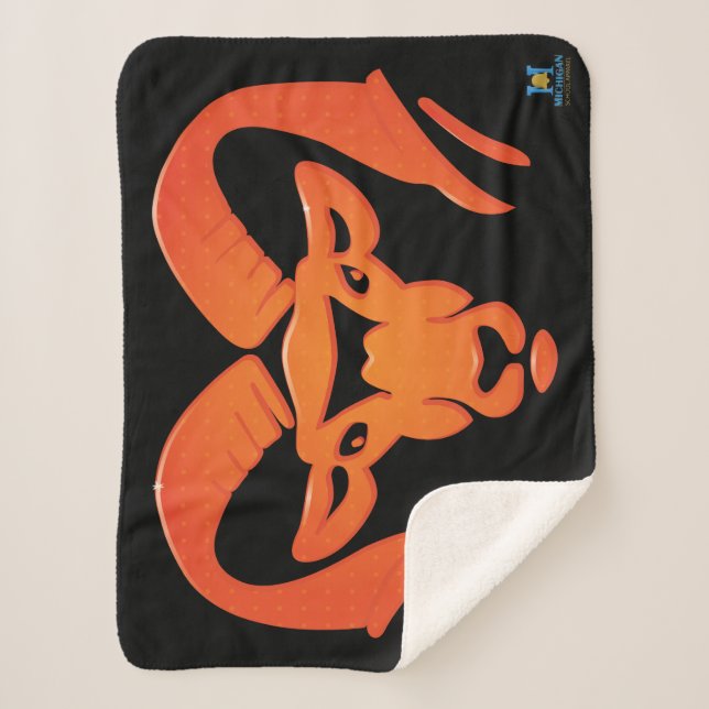 Cobertor Sherpa #4 Rockford Rams (Frente)